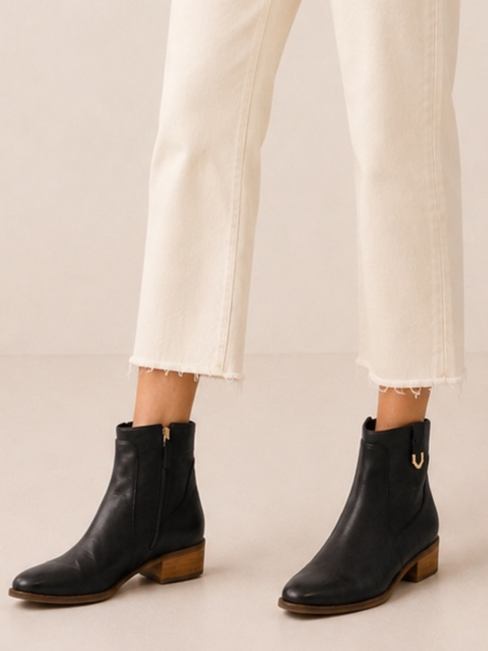 Cole Haan Maci black leather ankle booties. Size 11B